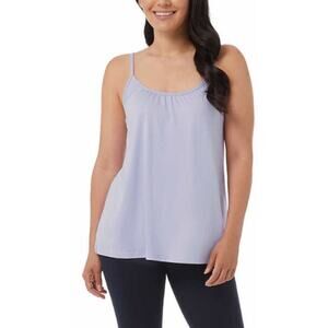 32 Degrees Size XL Cool Flowy Bra Cami Wire Free Built In Bra Tank Lavender